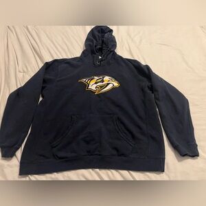 Gear For Sports Nashville Preds Dark Blue Hoodie XXL